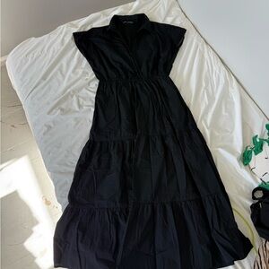 Zara Black Maxi Dress women’s size XS